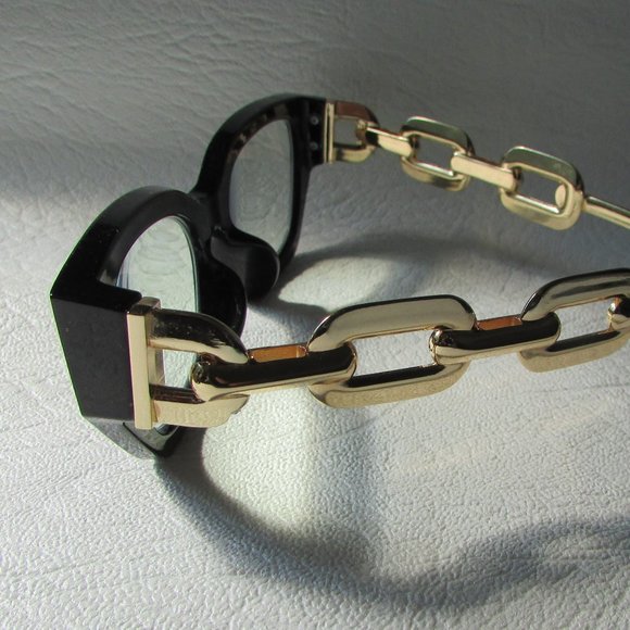 Eyeglasses - Black with Gold Link Arms 2.00 - Picture 5 of 9